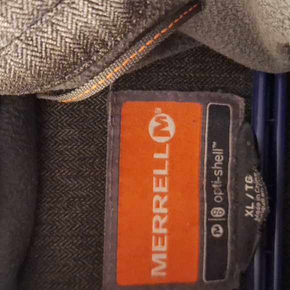 Womens Gray Merrell Opi-Shell Hooded Jacket - Picture 2 of 3